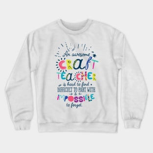 An Awesome Craft Teacher Gift Idea - Impossible to forget Crewneck Sweatshirt